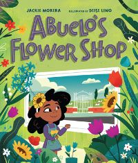 Book Cover for Abuelo's Flower Shop by Jackie Morera
