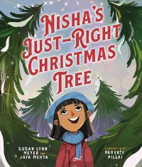 Book Cover for Nisha's Just-Right Christmas Tree by Susan Meyer, Jaya Mehta