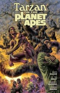Book Cover for Tarzan on the Planet of the Apes by David Walker, Tim Seeley, Sandra Molina