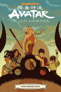 Book Cover for Team Avatar Tales by Gene Luen Yang, Cris Peter, Michael Dante DiMartino, Bryan Konietzko, Nickelodeon Television network