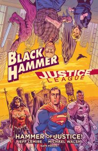 Book Cover for Black Hammer/Justice League by Jeff Lemire