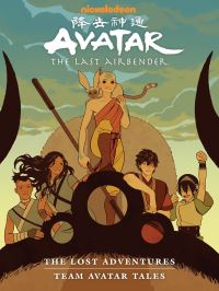 Book Cover for The Lost Adventures and Team Avatar Tales by Nickelodeon Television network