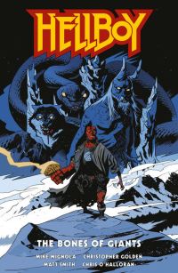 Book Cover for Hellboy, the Bones of Giants by Mike Mignola, Christopher Golden