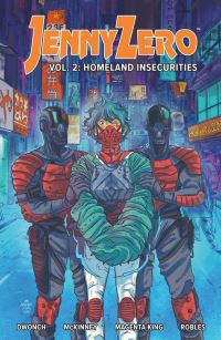 Book Cover for Jenny Zero. Vol. 2 Homeland Insecurities by Dave Dwonch, Brockton McKinney