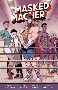 Book Cover for The Masked Macher by David A Goodman