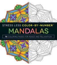Book Cover for Stress Less Color-By-Number Mandalas by Adams Media