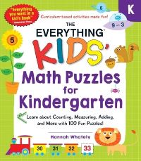 Book Cover for The Everything Kids' Math Puzzles for Kindergarten by Hannah Whately