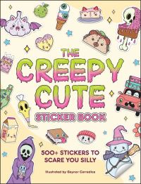 Book Cover for The Creepy Cute Sticker Book by Gaynor Carradice