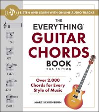 Book Cover for The Everything Guitar Chords Book by Marc Schonbrun