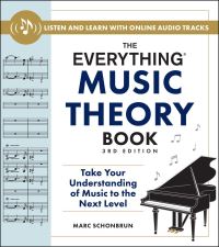 Book Cover for The Everything Music Theory Book by Marc Schonbrun