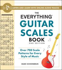 Book Cover for The Everything Guitar Scales Book by Marc Schonbrun
