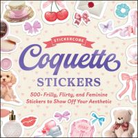 Book Cover for Coquette Stickers by Adams Media