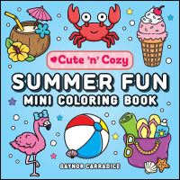 Book Cover for Summer Fun Mini Coloring Book by Gaynor Carradice