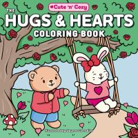 Book Cover for The Hugs & Hearts Coloring Book by Gaynor Carradice