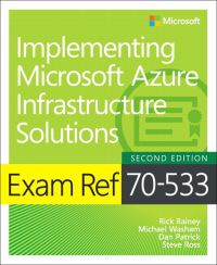 Book Cover for Implementing Microsoft Azure Infrastructure Solutions by Michael Washam, Rick Rainey, Dan Patrick, Steve Ross