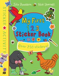 Book Cover for My First 123 Sticker Book by Julia Donaldson