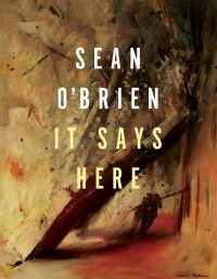 Book Cover for It Says Here by Sean OBrien