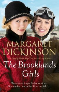 Book Cover for The Brooklands Girls by Margaret Dickinson