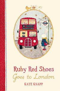 Book Cover for Ruby Red Shoes Goes to London by Kate Knapp