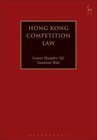 Book Cover for Hong Kong Competition Law by Conor Quigley, Suzanne Rab