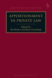 Book Cover for Apportionment in Private Law by Kit Barker, Ross Grantham