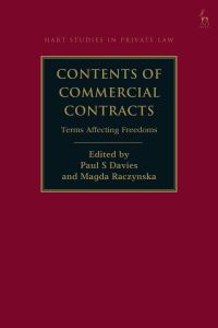 Book Cover for Contents of Commercial Contracts by Contents of Commercial Contracts Terms Affecting Freedoms