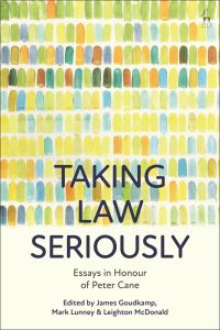 Book Cover for Taking Law Seriously by Peter Cane