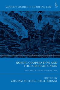 Book Cover for Nordic Cooperation and the European Union by Graham Butler, Professor Helle Krunke