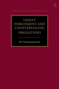 Book Cover for Unjust Enrichment and Countervailing Obligations by K V Krishnaprasad
