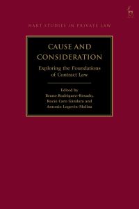 Book Cover for Cause and Consideration by Bruno RodríguezRosado, Rocio Caro Gandara, Antonio Legerén Molina