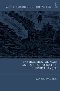 Book Cover for Environmental NGOs and Access to Justice Before the CJEU by Mario Pagano