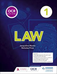 Book Cover for Law for Year 1/AS by Jacqueline Martin, Richard Wortley, Nicholas Price