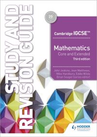 Book Cover for Cambridge IGCSE Mathematics Core and Extended Study and Revision Guide by John Jeskins, Jean Matthews, Mike Handbury, Eddie Wilde