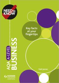Book Cover for AQA A-Level Business by Neil James