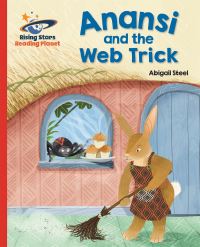 Book Cover for Anansi and the Web Trick by Abigail Steel