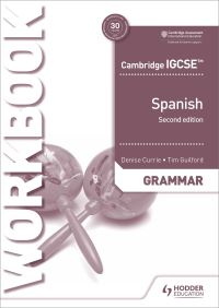 Book Cover for Cambridge IGCSE Spanish Grammar Workbook by Denise Currie, Timothy Guilford