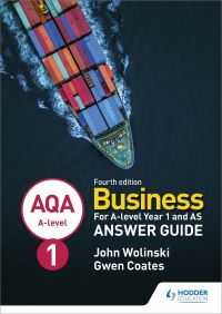 Book Cover for AQA A-Level Business. Year 1 and AS Answer Guide by John Wolinski, Gwen Coates