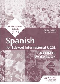 Book Cover for Edexcel International GCSE Spanish Grammar. Workbook by Denise Currie, Timothy Guilford