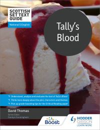 Book Cover for Tally's Blood for National 5 English by David Thomas