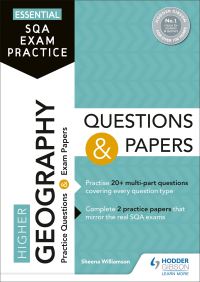 Book Cover for Higher Geography Questions and Papers by Sheena Williamson