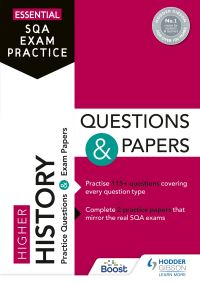 Book Cover for Higher History Questions and Papers by 