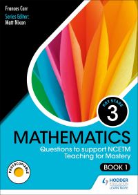 Book Cover for KS3 Mathematics Book 1 by Frances Carr