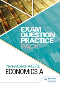Book Cover for Pearson Edexcel A Level Economics A Exam Question Practice Pack by Hodder Education