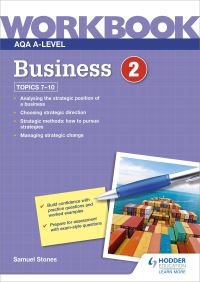 Book Cover for AQA A-Level Business Workbook 2 by Samuel Stones