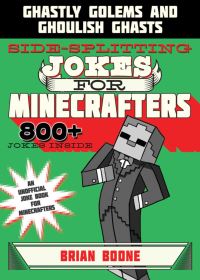 Book Cover for Sidesplitting Jokes for Minecrafters by Brian Boone