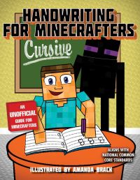 Book Cover for Handwriting for Minecrafters by Amanda Brack