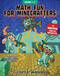 Book Cover for Math Fun for Minecrafters. Grades 1-2 by Amanda Brack