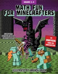 Book Cover for Math Fun for Minecrafters. Grades 3-4 by Amanda Brack