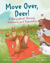 Book Cover for Move Over, Deer! by Stephanie Schneider