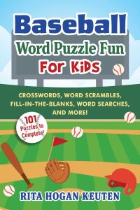 Book Cover for Baseball Word Puzzle Fun for Kids by Rita Hogan Keuten